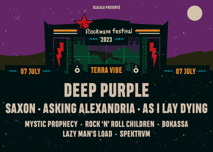 ROCKWAVE FESTIVAL ΝΕΑ ΟΝΟΜΑΤΑ στο line up της 7ης Ιουλίου μαζί με τους